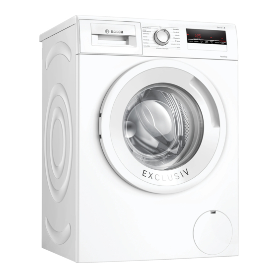 Bosch WAN28298 Gebrauchs- Und Montageanleitung