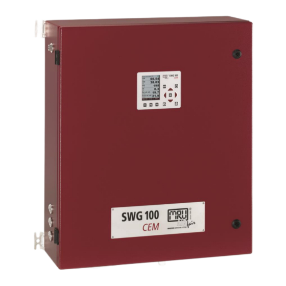 MRU SWG 100 CEM Bedienungsanleitung