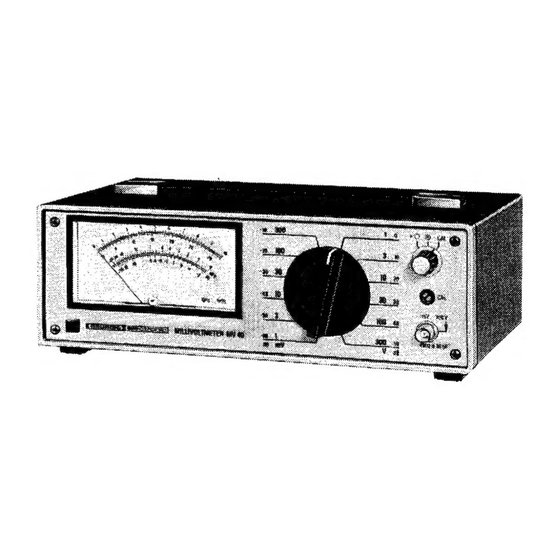 Grundig MV 40 Bedienungsanleitung