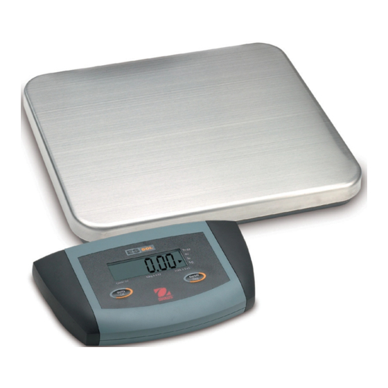 OHAUS ES series Bedienungsanleitung