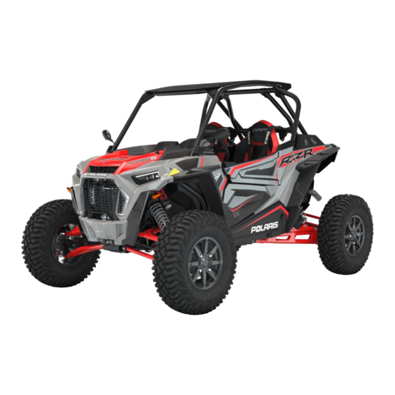 Polaris RZR XP 1000 2020 Betriebsanleitung