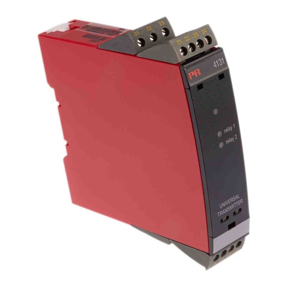 PR electronics 4131 Handbuch