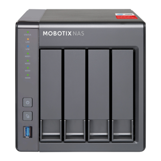 Mobotix Mx-S-NAS2a-8 Schnellanleitung