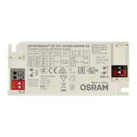Osram OPTOTRONIC Installations- Und Betriebshinweise