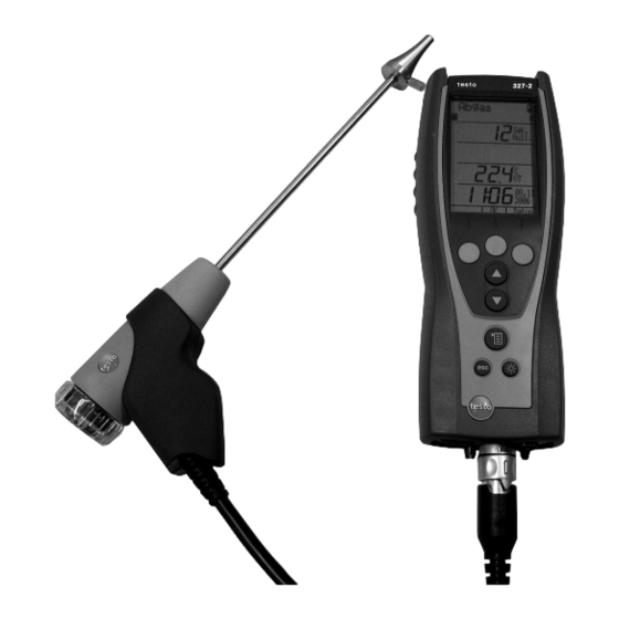 testo 327 Bedienungsanleitung