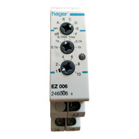 Hager EZ 006 Bedienungsanleitung