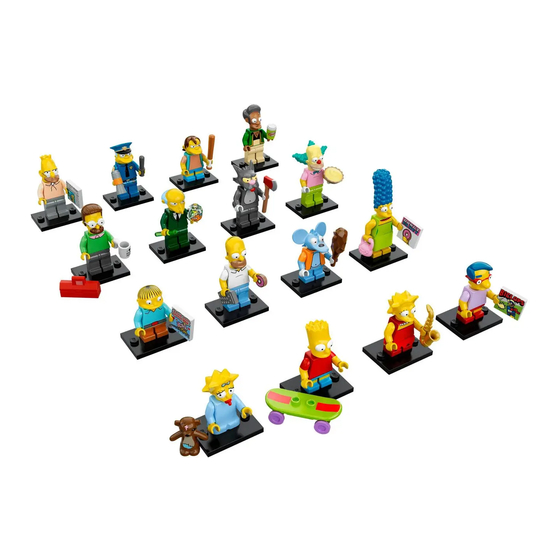 LEGO minifigures Simpsons Montageanleitung