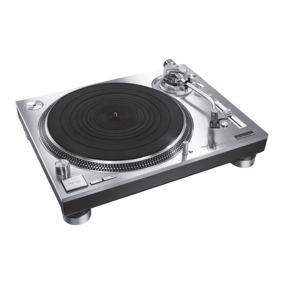 Technics sl-1200gae Handbuch