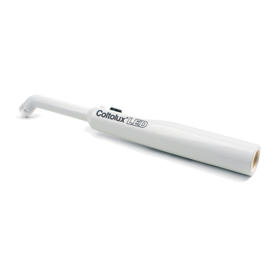 Coltene Coltolux LED Curing Light Benutzerhandbuch