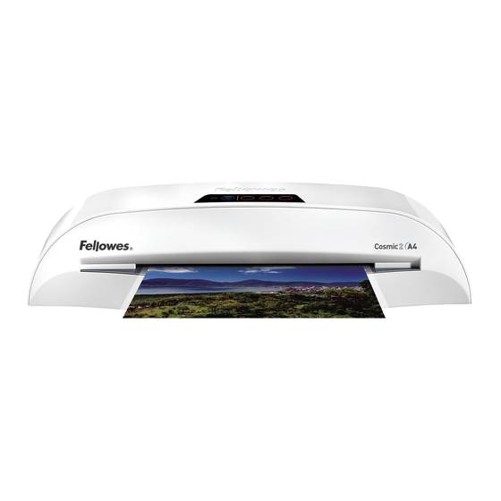 Fellowes Cosmic2 A3 Anleitung