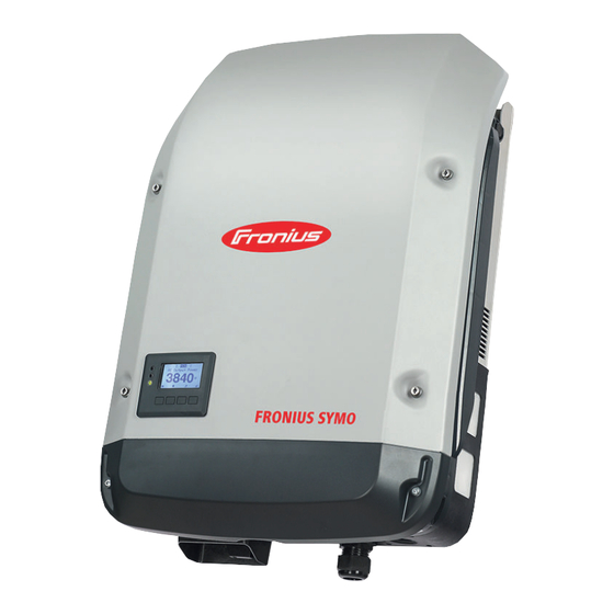 Fronius Symo 3-Serie Installationsanleitung