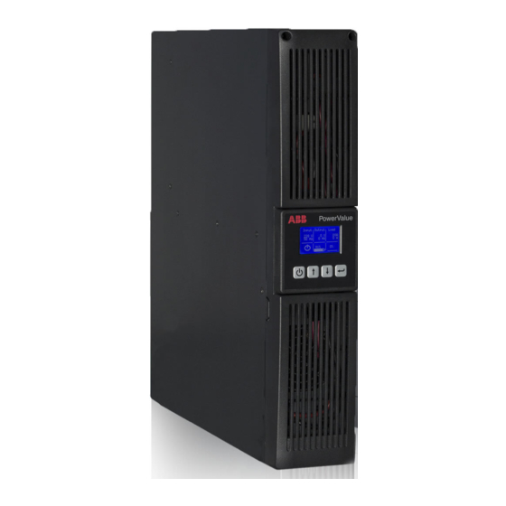 ABB PowerValue 11 RT 1-3 kVA B Kurzanleitung