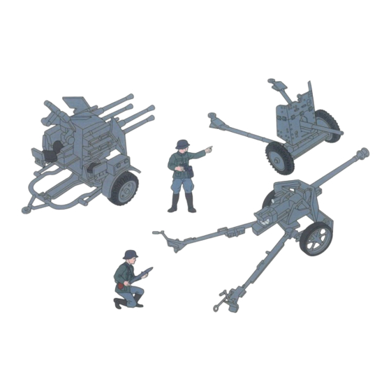 Italeri German Guns Set 7026 Bedienungsanleitung