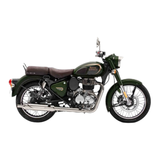 Royal Enfield CLASSIC 350 2024 Bedienungsanleitung