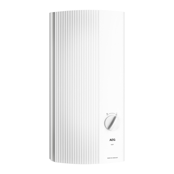 AEG DDLE 18 EASY Bedienung Und Installation