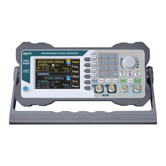 Joy-it PSG 9080 Handbuch