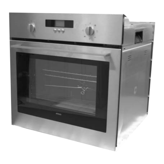 Atag OX6111E Bedienungsanleitung