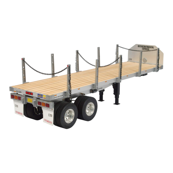 Tamiya FLATBED SEMI-TRAILER 56306 Bedienungsanleitung