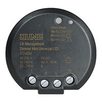 Jung Dimmer Mini Universal LED Bedienungsanleitung