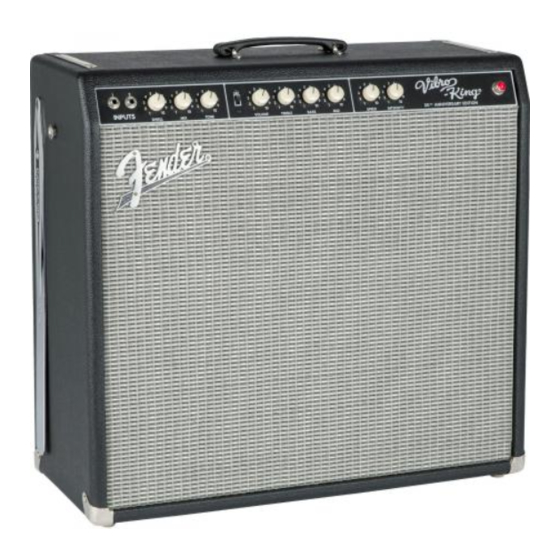 Fender Vibro-King Custom Handbücher