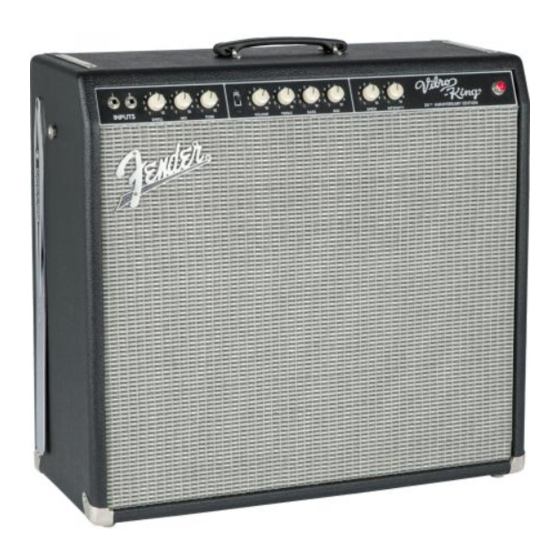 Fender Vibro-King Custom Handbücher