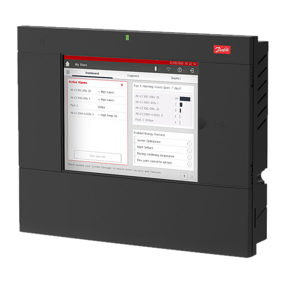 Danfoss AK-SM 800A Serie Benutzerhandbuch