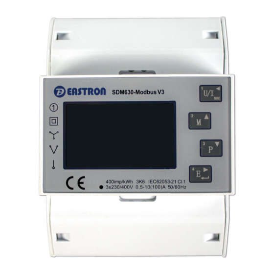 Growatt EASTRON SDM630 Handbücher