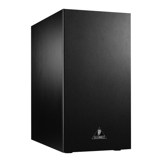 Behringer TRUTH B2092A Bedienungsanleitung