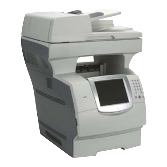 Lexmark X646e Anleitung