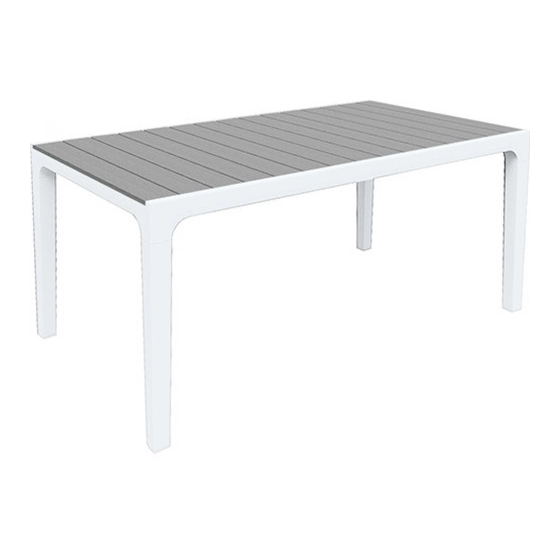 Keter Harmony Table Montageanleitung