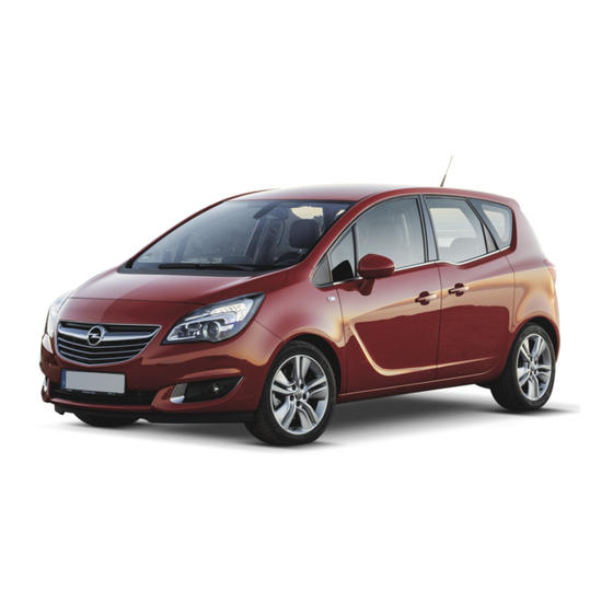 Opel Meriva 2014 Betriebsanleitung