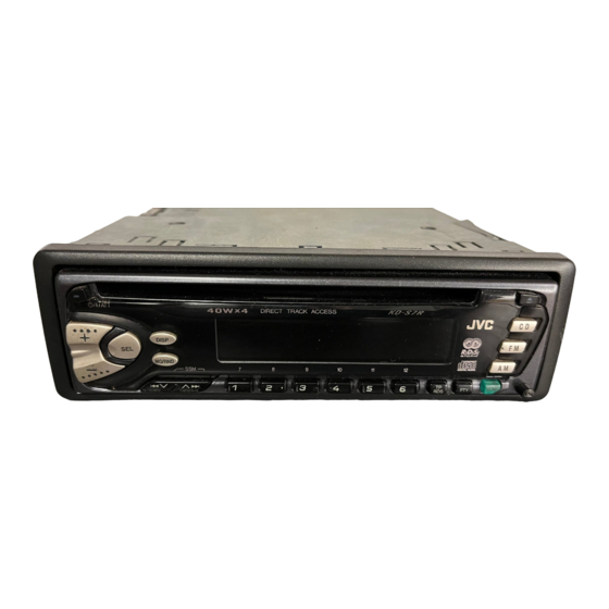 JVC KD-S70R Installationsanleitung