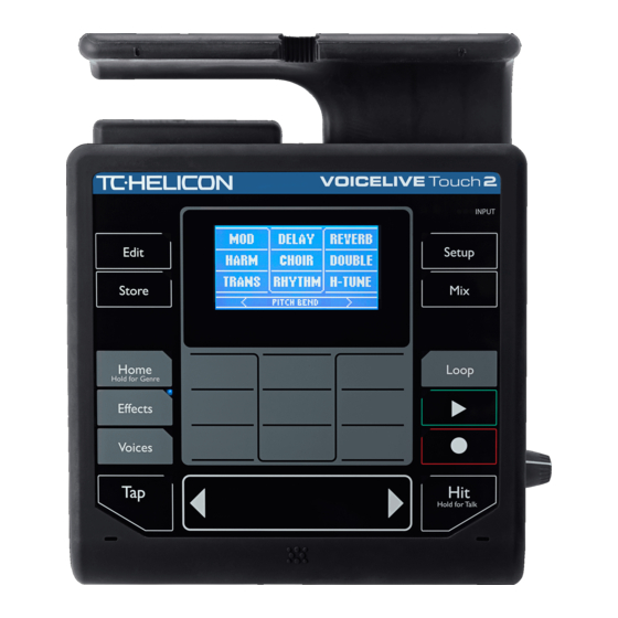 TC-Helicon VoiceLive Touch 2 Referenzhandbuch