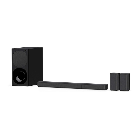 Sony HT-SF1100 Bedienungsanleitung