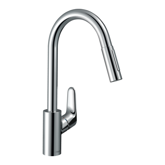 HANSGROHE Focus M41 240 2jet 31815019 Gebrauchsanleitung, Montageanleitung