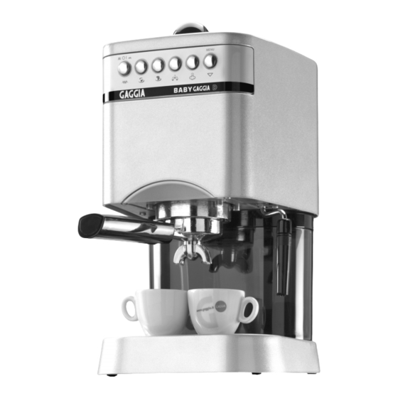 Gaggia BABY DOSATA Gebrauchsanweisung