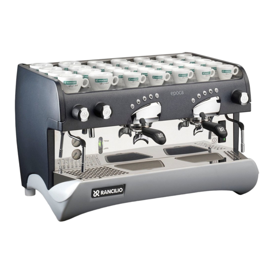Rancilio EPOCA E Originale Gebrauchsanweisungen