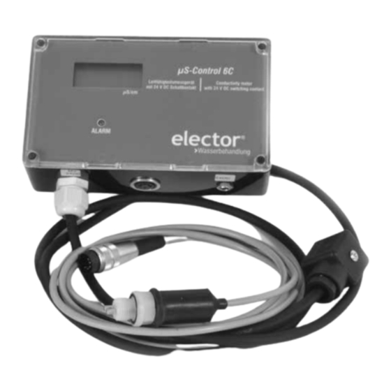 elector μS-Control 6C Gebrauchsanweisung