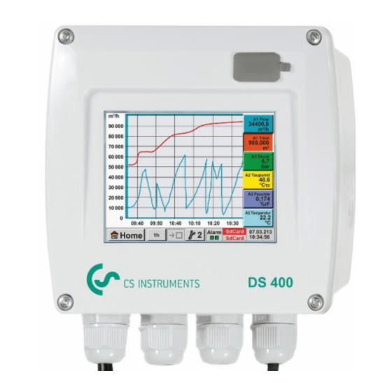 CS Instruments DS400 Bedienungs- Und Installationsanleitung