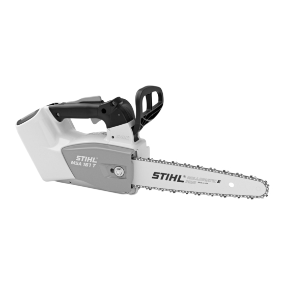 Stihl MSA 161 T Gebrauchsanleitung