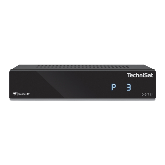 TechniSat DIGIT S4 freenet TV Bedienungsanleitung