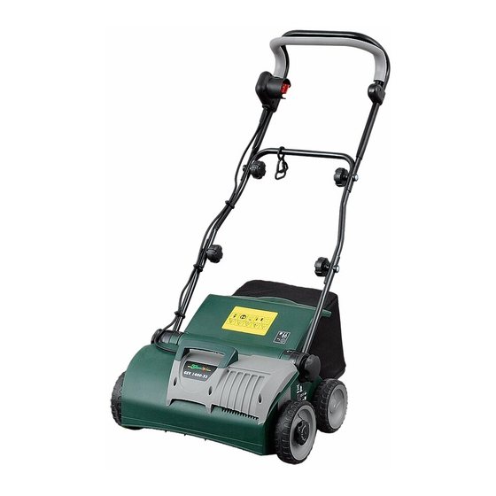 Gardol GEV 1400-33/1 Originalbetriebsanleitung