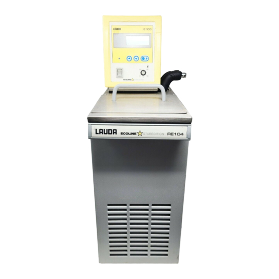 Lauda RE 104 Betriebsanleitung