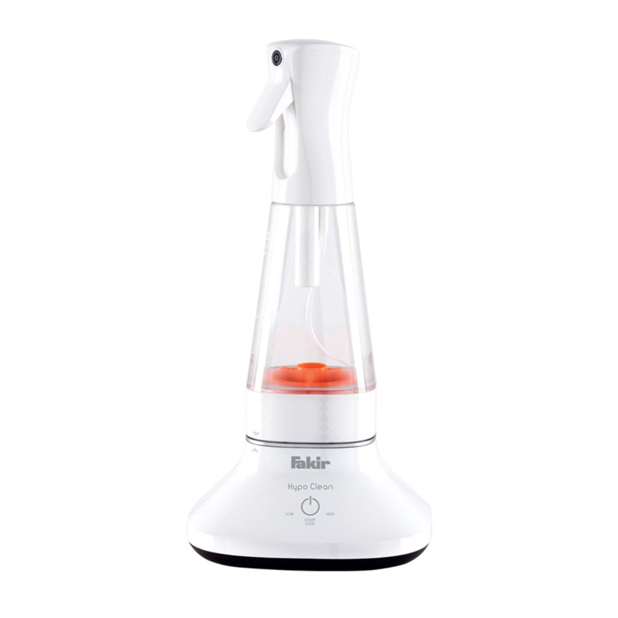 Fakir HYPO CLEAN Benutzerhandbuch