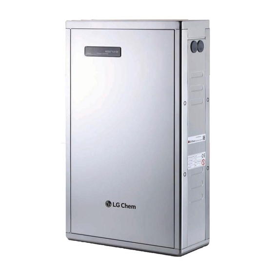 LG Chem RESU 6.4 EX Installationsanleitung