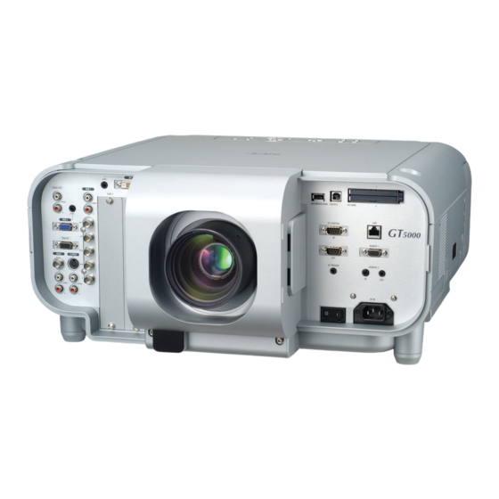 NEC MultiSync GT6000 Bedienungshandbuch