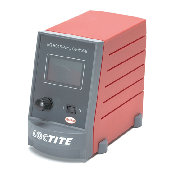 Henkel Loctite EQ RC15 Pump Controller Bedienungsanleitung