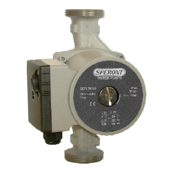 SPERONI SCR-40 Installationsanleitung