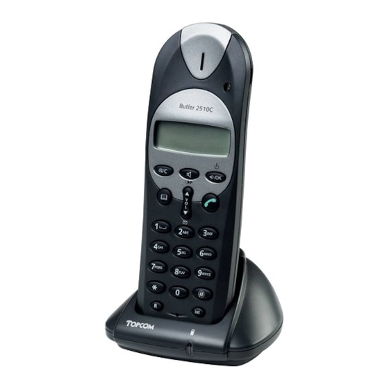 Topcom butler 2505C Bedienungsanleitung