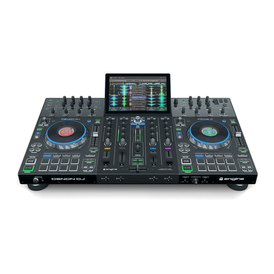 Denon DJ Prime 4 Schnellstartanleitung